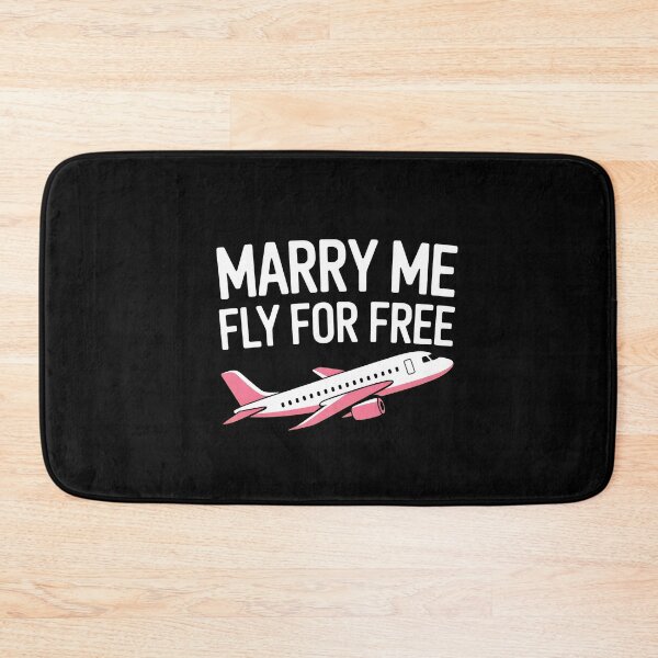 Item preview, Marry Me Fly For Free Aviation Humor- designed and sold by Tmer-N5lawi.