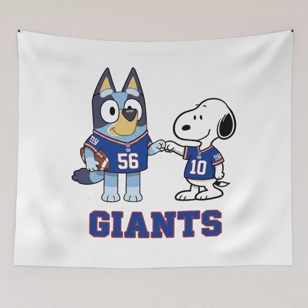 Item preview, Bluey And Snoopy New York Football Buddies designed and sold by DamianRoy88.