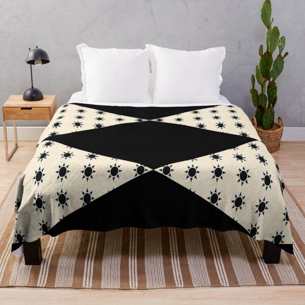 Item preview, Black Diamond Pattern on Ivory Background designed and sold by GiftsbyNaomi.
