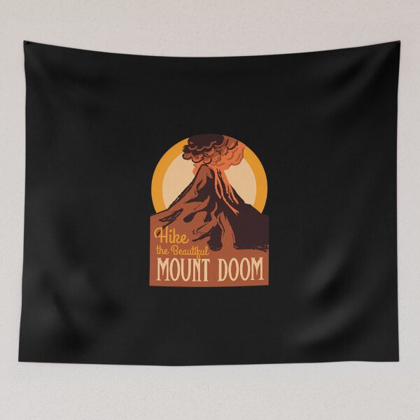 Item preview, Hike The Beautiful Mount Doom  Lord Of The Rings  National Parks  designed and sold by hurtisreilyo.