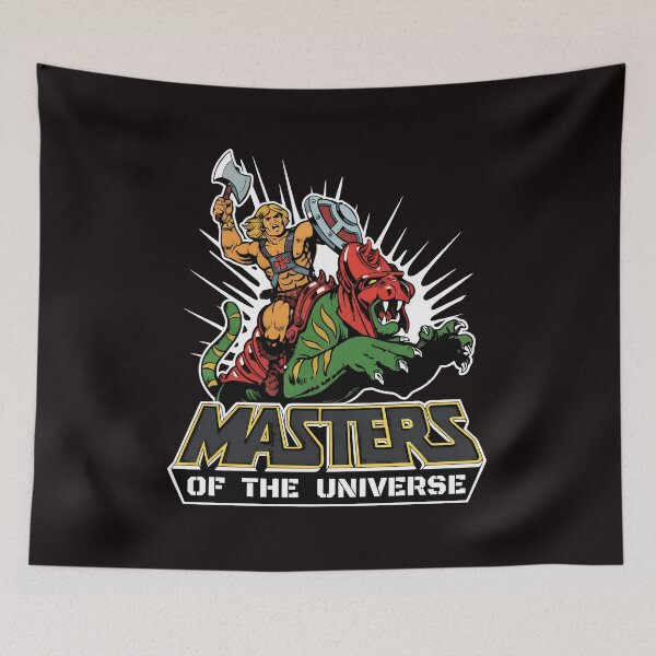 Item preview, He-Man Riding Battle Cat Masters Logo designed and sold by PowellMark1234.