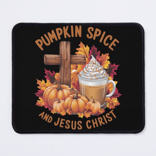Item preview, Pumpkin Spice and Jesus Christ Funny Fall Christian designed and sold by KatieThomShop.