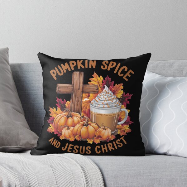 Item preview, Pumpkin Spice and Jesus Christ Funny Fall Christian designed and sold by KatieThomShop.