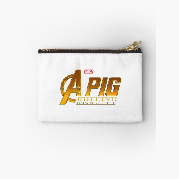 Item preview, Cute Illustration of a Pig Rolling Down a Hill by WPPosters designed and sold by Sukhdev Singh.