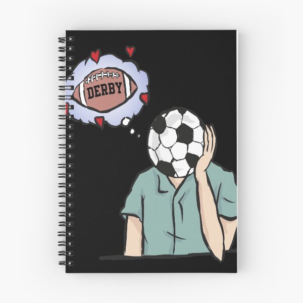 Item preview, Soccer Ball Head Dreaming Of Football Derby designed and sold by LANCELIAMS.
