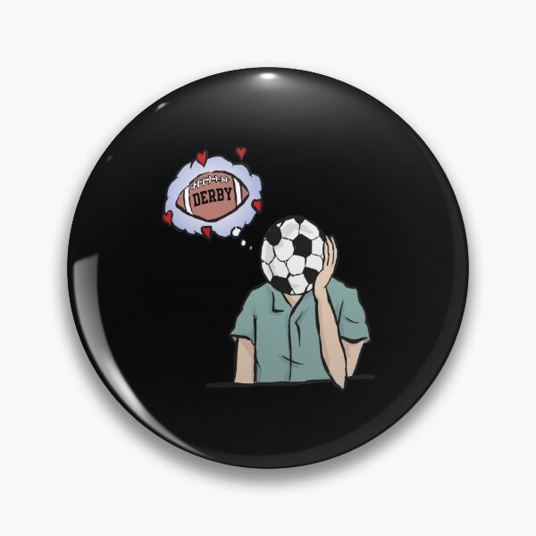 Item preview, Soccer Ball Head Dreaming Of Football Derby designed and sold by LANCELIAMS.