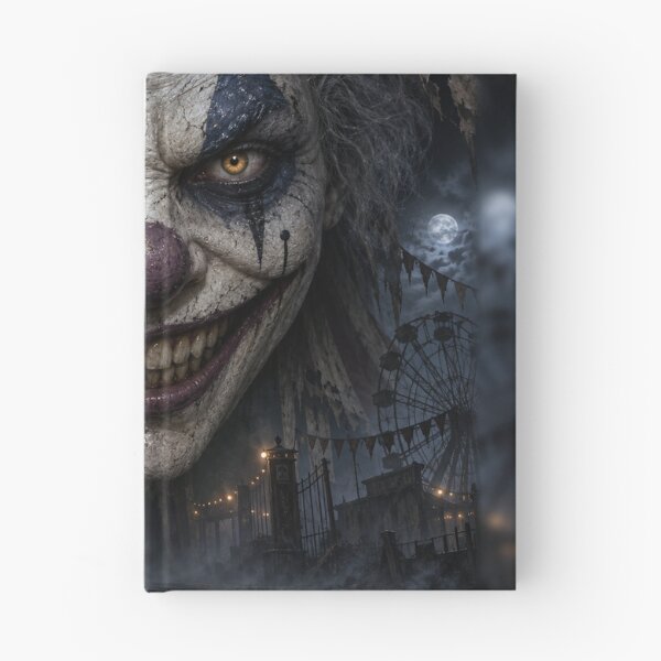 Item preview, Creepy Clown Horror Backdrop – Haunted Carnival Halloween Decor designed and sold by TXLou.