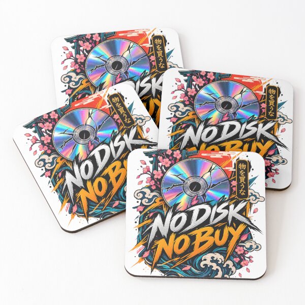 Item preview, NO DISK NO BUY designed and sold by Otakunited.