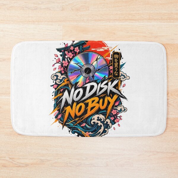 Item preview, NO DISK NO BUY designed and sold by Otakunited.