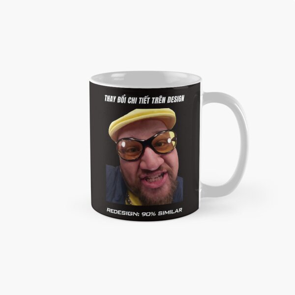 Item preview, Funny Man Wacky Expression Yellow Hat Shades Close Up designed and sold by PowellMark1234.