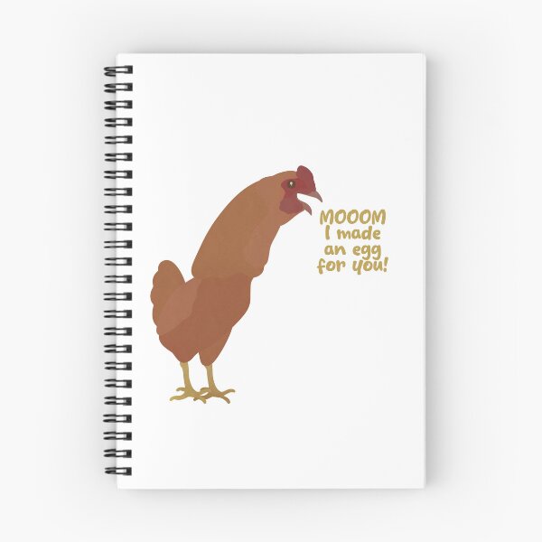 Item preview, Mom I made an egg for you Chicken Funny illustration designed and sold by FandomizedRose.