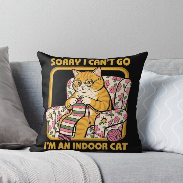 Item preview, Sorry I Can't Go I'm an Indoor Cat designed and sold by Eddiepublic.