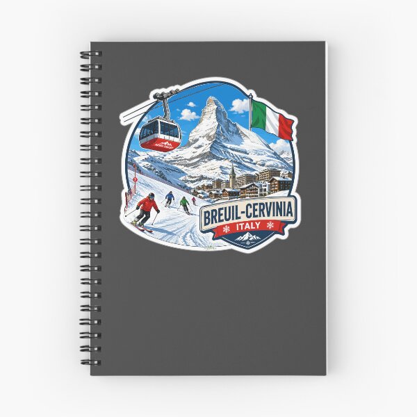 Item preview, Cervinia Italy Italia Ski Skiing Italian Alps Sticker TShirt 07 designed and sold by OuterShellUK.