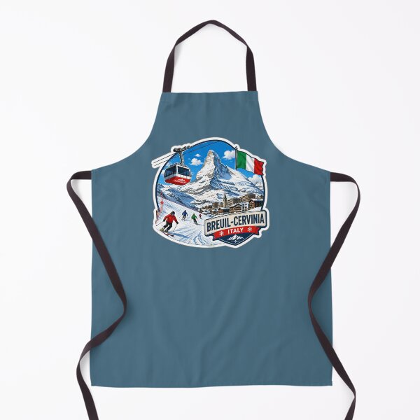 Item preview, Cervinia Italy Italia Ski Skiing Italian Alps Sticker TShirt 07 designed and sold by OuterShellUK.