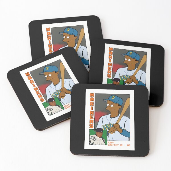 Item preview, Homer At The Bat Ken Griffey Jr Simpsons Parody Mariners Baseball Card   designed and sold by earpsrafa.