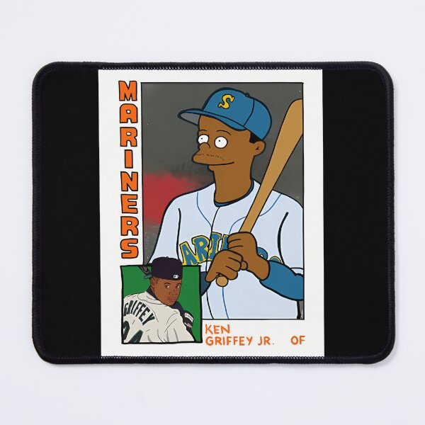 Item preview, Homer At The Bat Ken Griffey Jr Simpsons Parody Mariners Baseball Card designed and sold by earpsrafa.