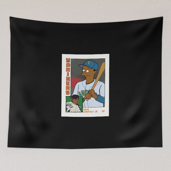 Item preview, Homer At The Bat Ken Griffey Jr Simpsons Parody Mariners Baseball Card   designed and sold by earpsrafa.