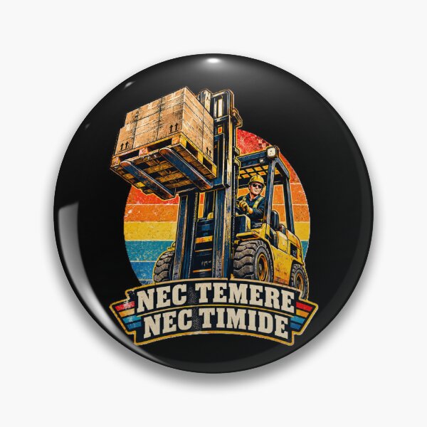 Item preview, Forklift Operator Vintage Latin Motto designed and sold by RetroNibylander.