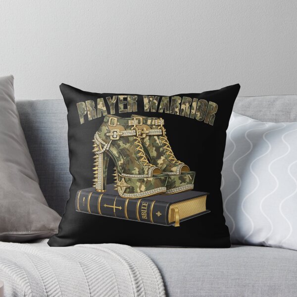 Item preview, Prayer Warrior Faith God Cross Camo Jesus Christian Women designed and sold by KatieThomShop.