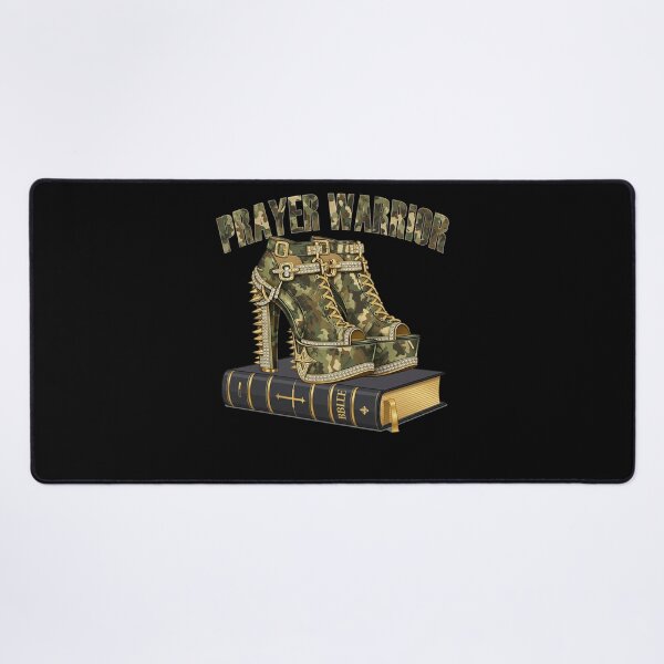 Item preview, Prayer Warrior Faith God Cross Camo Jesus Christian Women designed and sold by KatieThomShop.