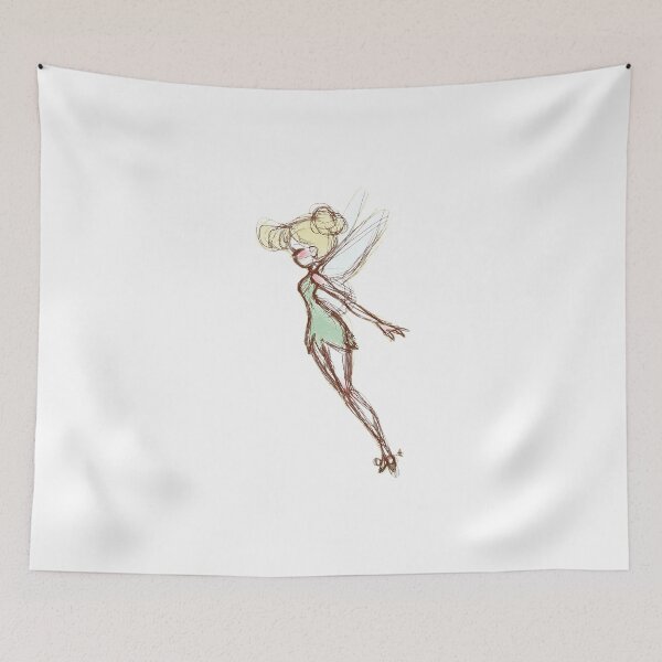 Item preview, Sketch Style Tinkerbell Fairy Magical Fantasy Art designed and sold by emangimut.