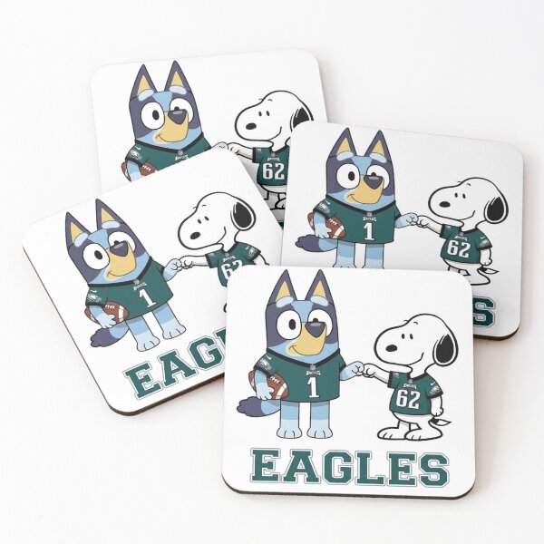 Item preview, Bluey And Snoopy Philadelphia Football Buddies designed and sold by DamianRoy88.