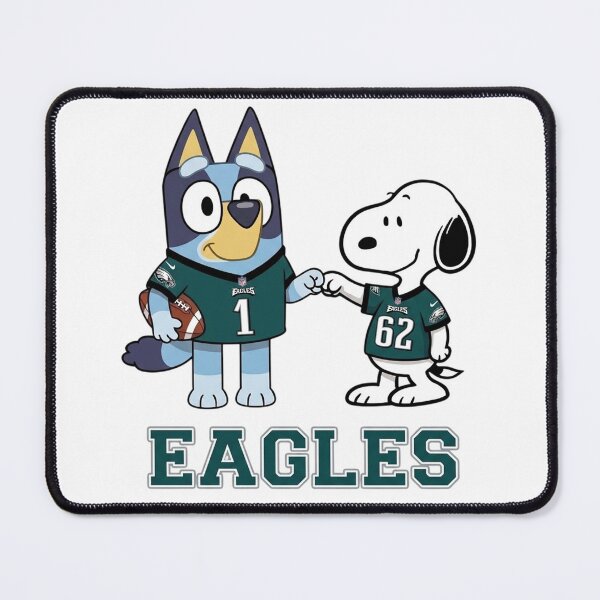Item preview, Bluey And Snoopy Philadelphia Football Buddies designed and sold by DamianRoy88.