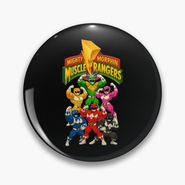 Item preview, Mighty Morphin Muscle Rangers – ¡Flexionando a través de la cuadrícula muscular! Meme designed and sold by Krishmarakris.