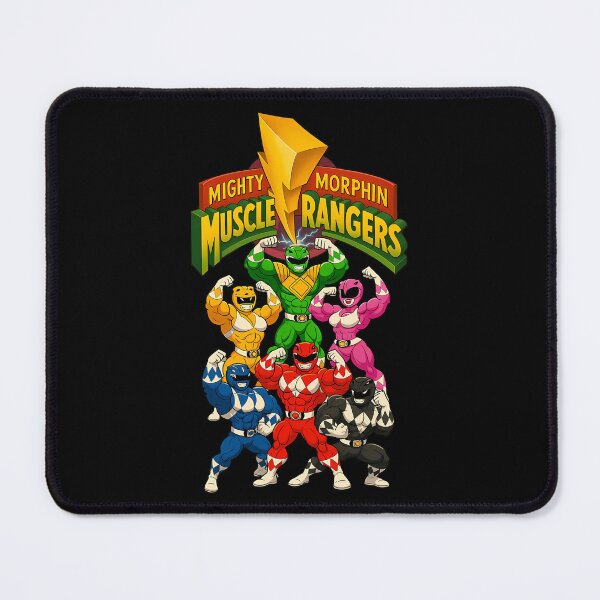 Item preview, Mighty Morphin Muscle Rangers – Flexin' Through the Muscle Grid! Meme designed and sold by Krishmarakris.