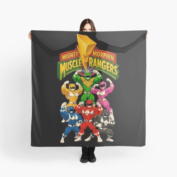Item preview, Mighty Morphin Muscle Rangers – Flexin' Through the Muscle Grid! Meme designed and sold by Krishmarakris.