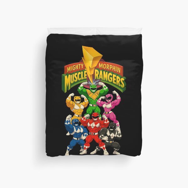 Item preview, Mighty Morphin Muscle Rangers – Flexin' Through the Muscle Grid! Meme designed and sold by Krishmarakris.