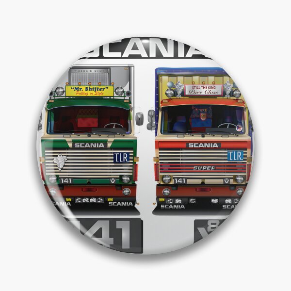 Item preview, Vintage European Long Haul Truck Illustration Classic Freight Transport Design designed and sold by shahidkazmi.