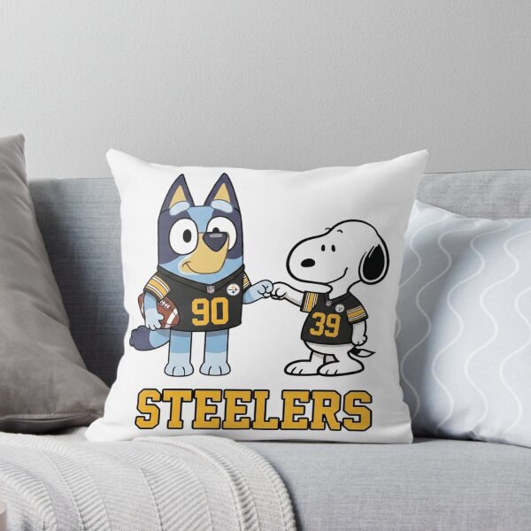 Item preview, Bluey And Snoopy Pittsburgh Football Buddies designed and sold by DamianRoy88.