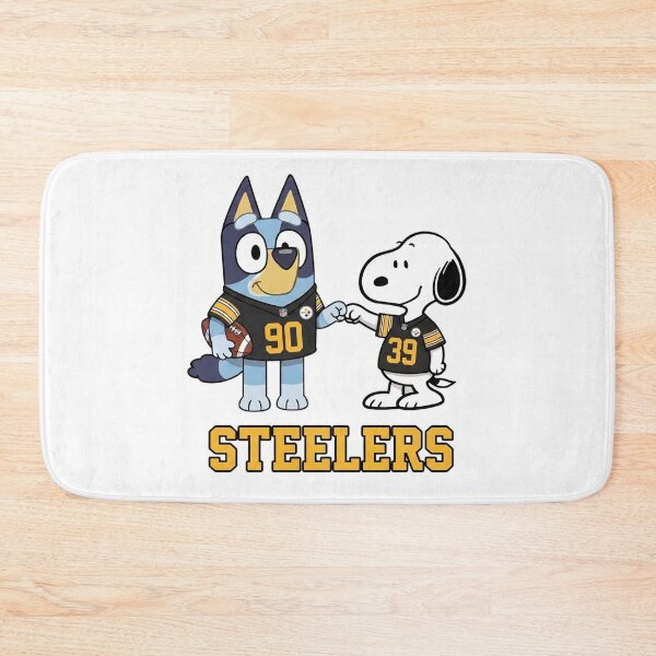 Item preview, Bluey And Snoopy Pittsburgh Football Buddies designed and sold by DamianRoy88.