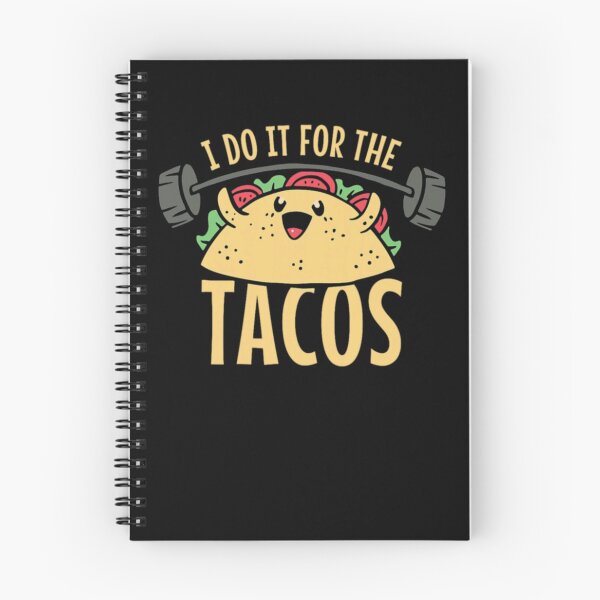 Item preview, I Do It For The Tacos Funny Workout Gym Weightlifting Men Women designed and sold by AARABwino.