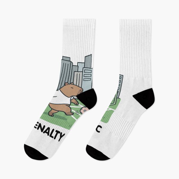 Item preview, Penalty Kick NYC Capybara Soccer designed and sold by LANCELIAMS.