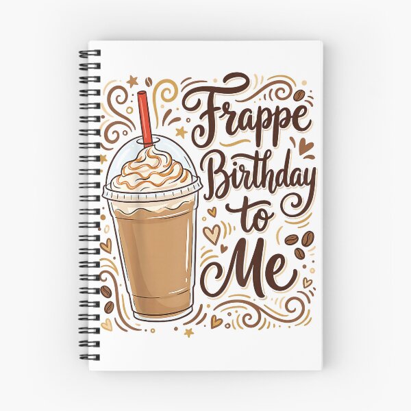 Item preview, Funny Frappe Birthday to Me Joke Saying for Coffee Lovers T-Shirt designed and sold by Othinus.