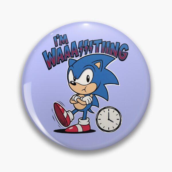 Item preview, Sonic - I'm Waaaatiiing  designed and sold by Spooky Sugar.