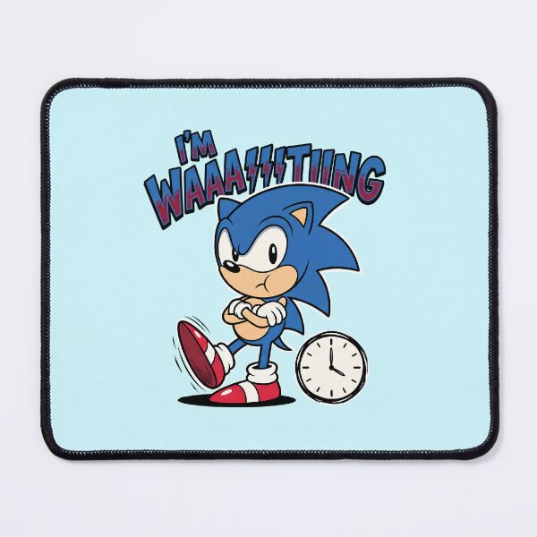 Item preview, Sonic - I'm Waaaatiiing designed and sold by Spooky Sugar.