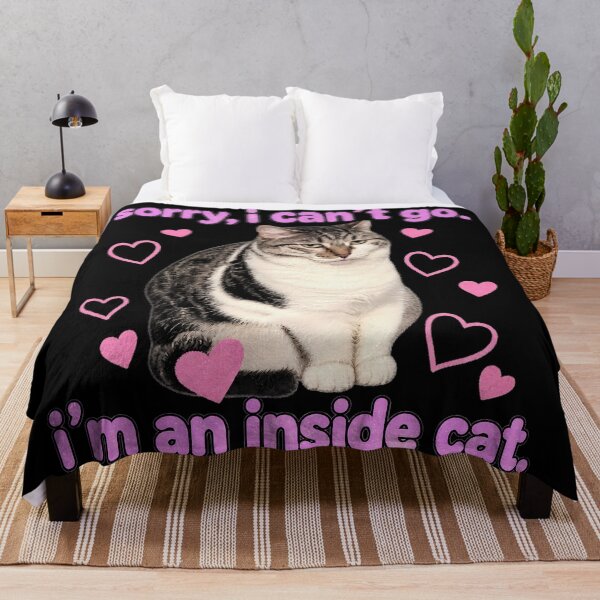 Item preview, Sorry I Can't Go I'm An Inside Cat designed and sold by Eddiepublic.