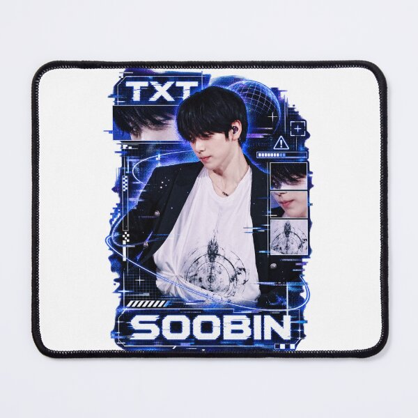 Item preview, Futuristic Neon Blue Style TXT Soobin Stage Visual designed and sold by Valeree Store.