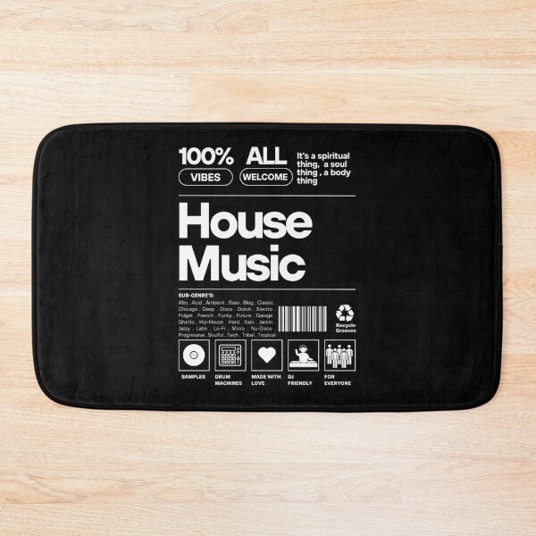 Item preview, House Music   Product Label (White)  designed and sold by mosserdag.