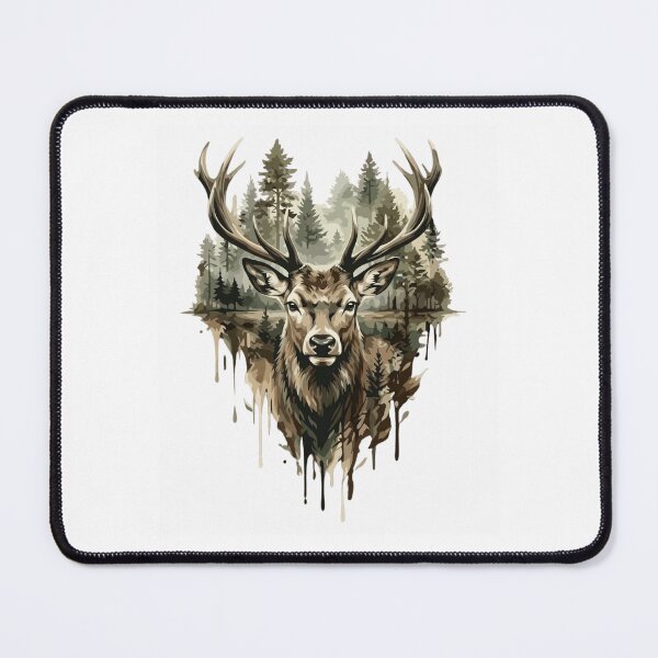 Item preview, Deer Buck Hunting Forest Wildlife Nature Outdoors designed and sold by haitrieuic96.
