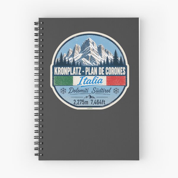 Item preview, Kronplatz Dolomites Italy Italia Ski Skiing Sticker TShirt 02 designed and sold by OuterShellUK.