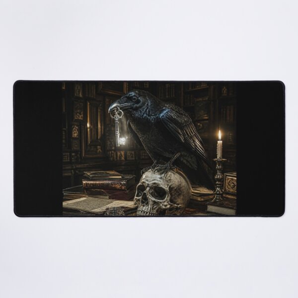 Item preview, The Scholar's Raven -Dark Academia Fantasy designed and sold by LazyDayzCo.