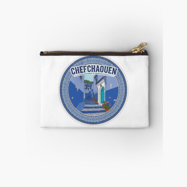 Item preview, Chefchaouen Blue City Sticker designed and sold by Imaginarium of Chaos falcon88 .