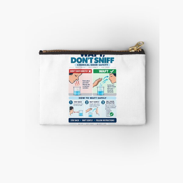 Item preview, Waft, Don’t Sniff | Chemical Odor & Chemistry Lab Safety Poster designed and sold by astersgraphics.