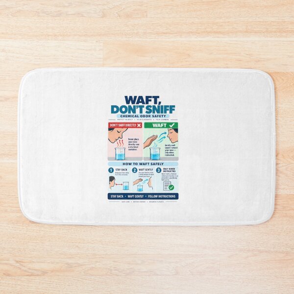 Item preview, Waft, Don’t Sniff | Chemical Odor & Chemistry Lab Safety Poster designed and sold by astersgraphics.