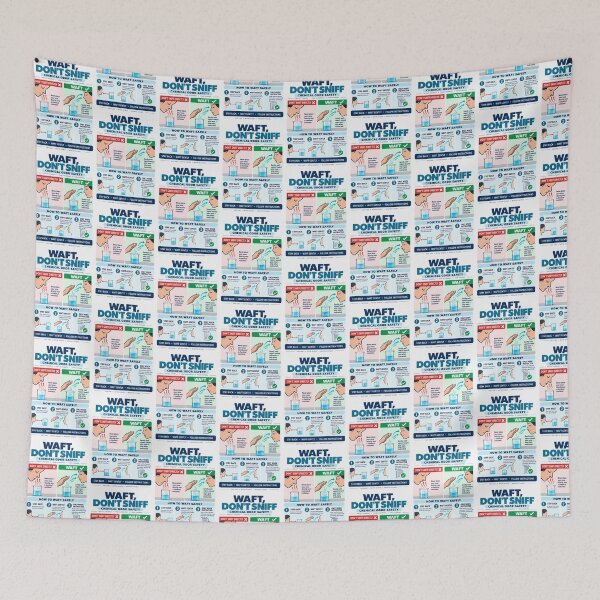 Item preview, Waft, Don’t Sniff | Chemical Odor & Chemistry Lab Safety Poster designed and sold by astersgraphics.