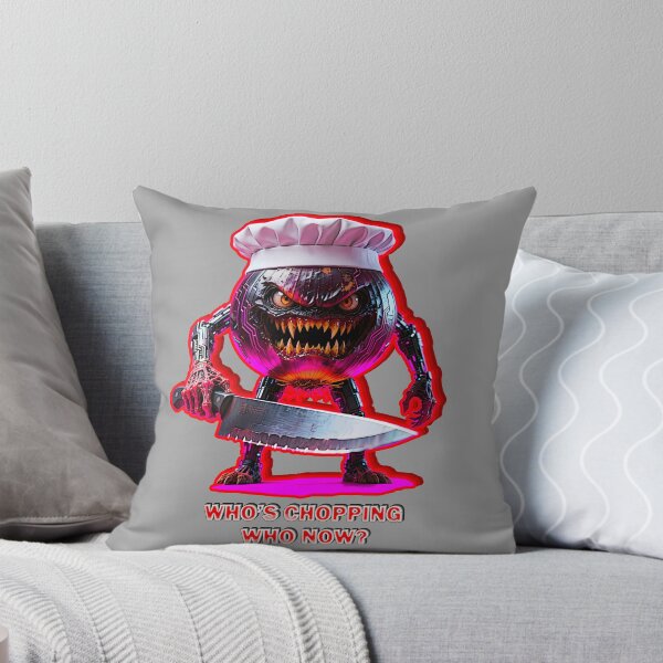 Item preview, Whos Chopping Who Now Funny Cyber Onion Chef Horror designed and sold by Edwere.